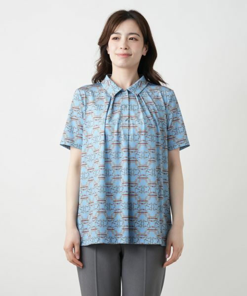 レリアン　13号＋　ポロシャツ ポロシャツ【ROCHAS Premiere】 | Leilian (Women