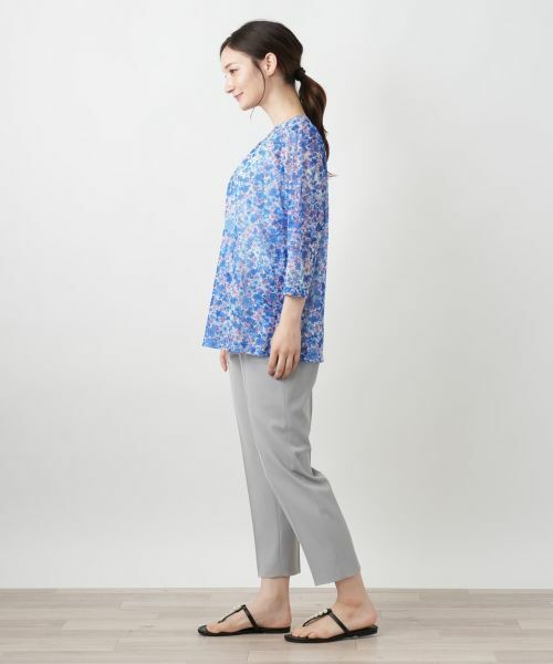 Leilian / レリアン カットソー | フラワープリントカットソー【ERICA】 | 詳細2