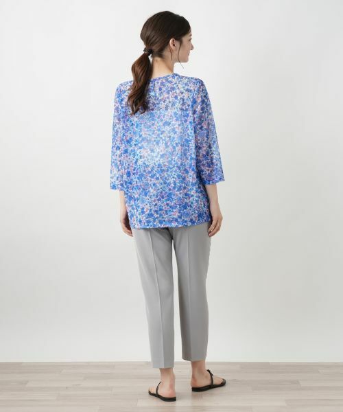 Leilian / レリアン カットソー | フラワープリントカットソー【ERICA】 | 詳細3