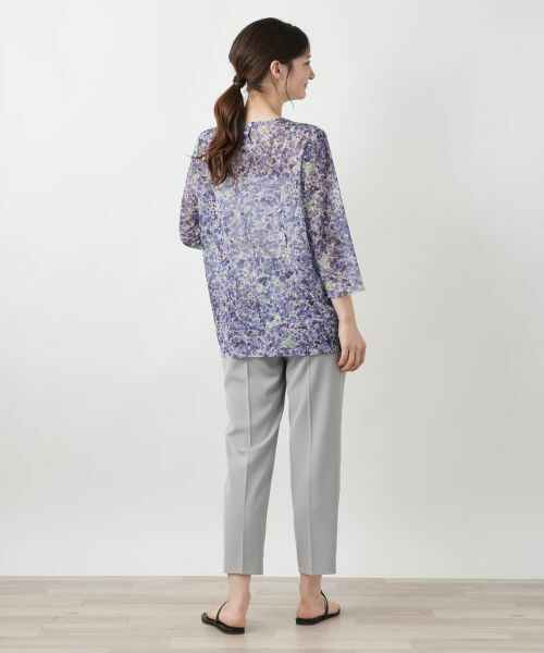 Leilian / レリアン カットソー | フラワープリントカットソー【ERICA】 | 詳細6