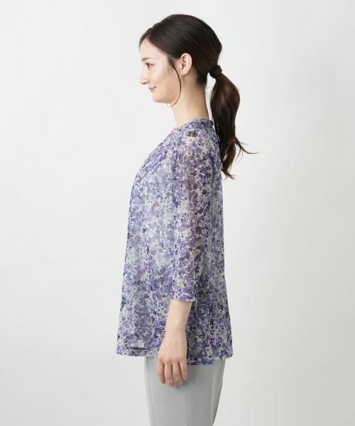 Leilian / レリアン カットソー | フラワープリントカットソー【ERICA】 | 詳細8
