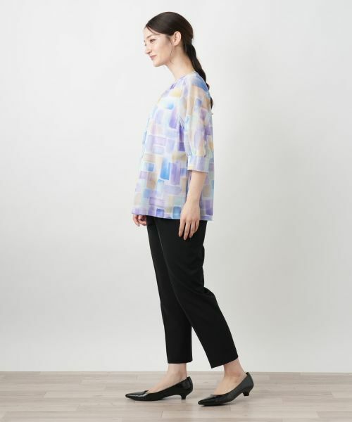 Leilian / レリアン カットソー | プリントカットソー | 詳細2