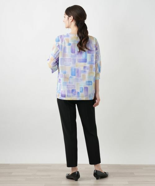 Leilian / レリアン カットソー | プリントカットソー | 詳細3