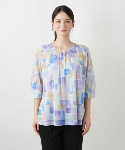 Leilian / レリアン カットソー | プリントカットソー | 詳細4