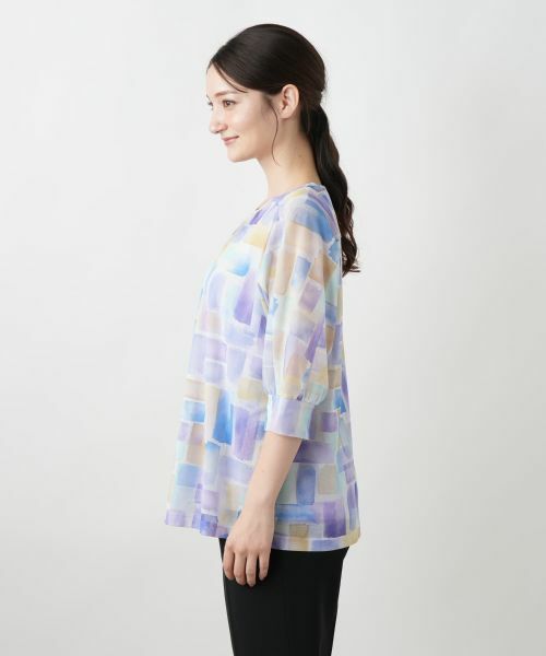 Leilian / レリアン カットソー | プリントカットソー | 詳細5