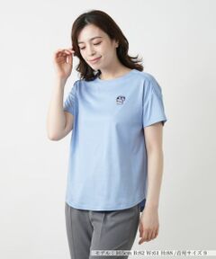 Leilian / レリアン カットソー | ブローチ付きクルーネックカットソー