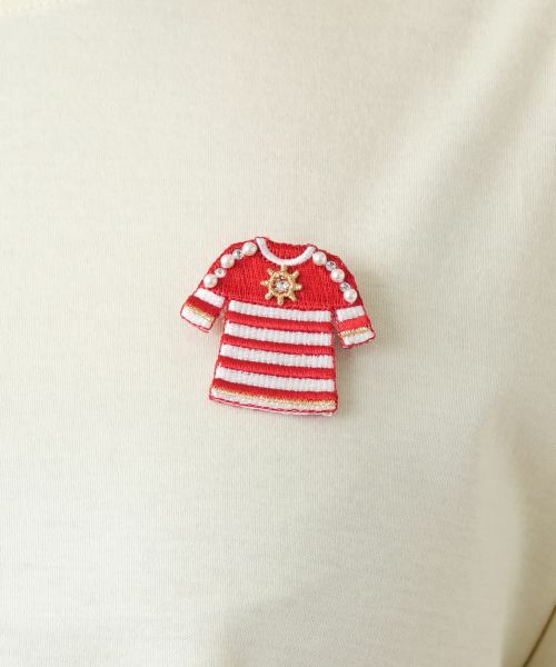 Leilian / レリアン カットソー | ブローチ付きクルーネックカットソー | 詳細19