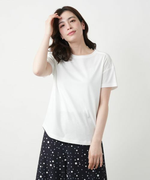 Leilian / レリアン カットソー | ブローチ付きクルーネックカットソー | 詳細4