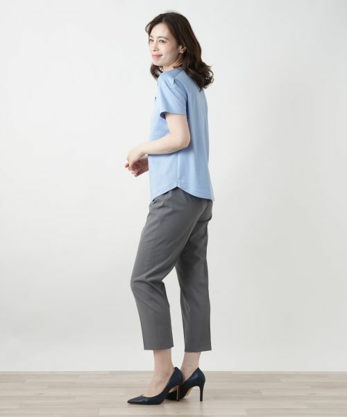 Leilian / レリアン カットソー | ブローチ付きクルーネックカットソー | 詳細6