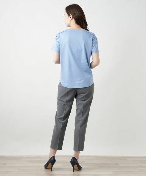 Leilian / レリアン カットソー | ブローチ付きクルーネックカットソー | 詳細7