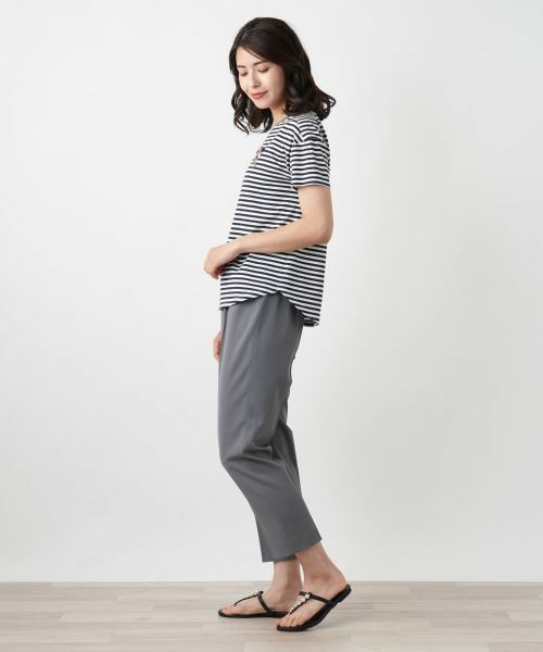 Leilian / レリアン カットソー | ボーダーカットソー | 詳細2