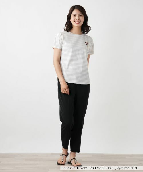 Leilian / レリアン カットソー | ボーダーカットソー | 詳細4