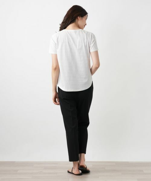 Leilian / レリアン カットソー | ボーダーカットソー | 詳細6
