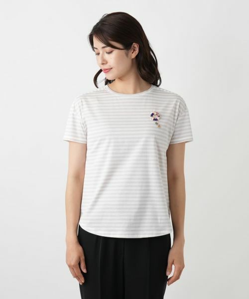 Leilian / レリアン カットソー | ボーダーカットソー | 詳細8