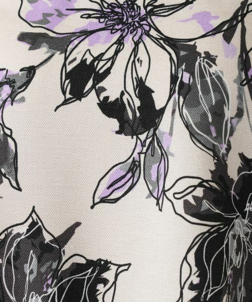 Leilian / レリアン シャツ・ブラウス | 花柄クルーネックブラウス | 詳細11