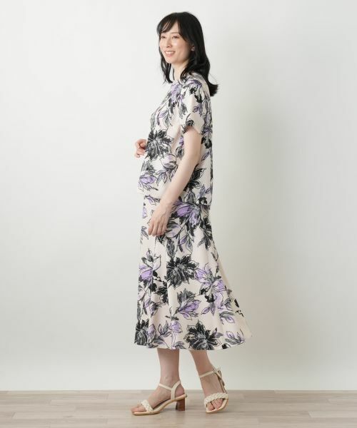 Leilian / レリアン シャツ・ブラウス | 花柄クルーネックブラウス | 詳細2