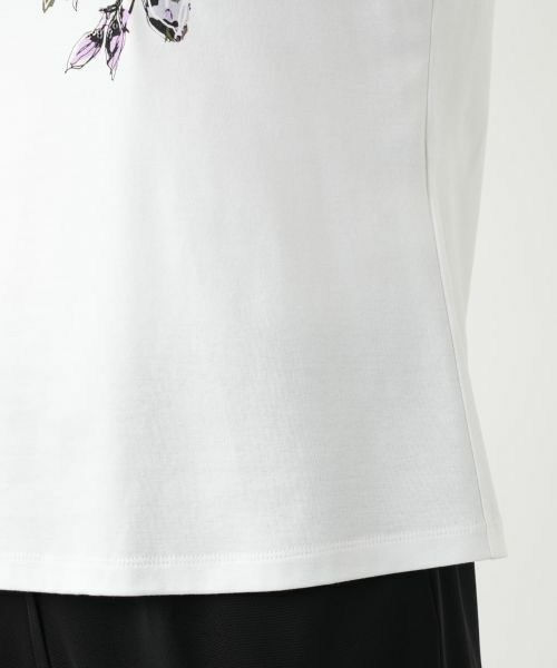 Leilian / レリアン Tシャツ | 花柄クルーネックカットソー | 詳細10