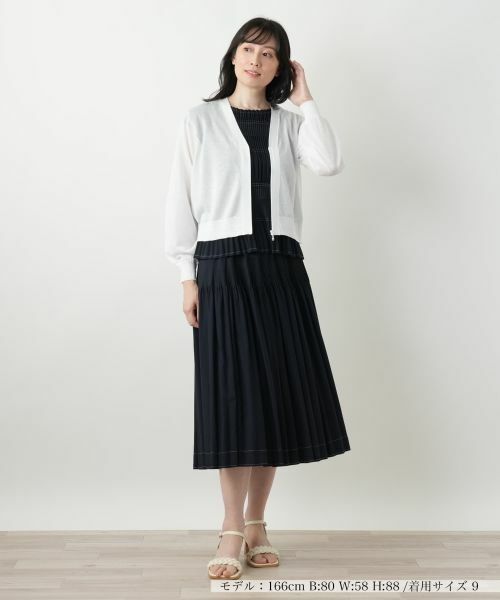 Leilian / レリアン カーディガン・ボレロ | Vネックカーディガン | 詳細4