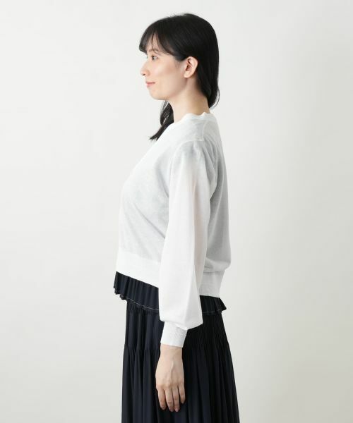 Leilian / レリアン カーディガン・ボレロ | Vネックカーディガン | 詳細8