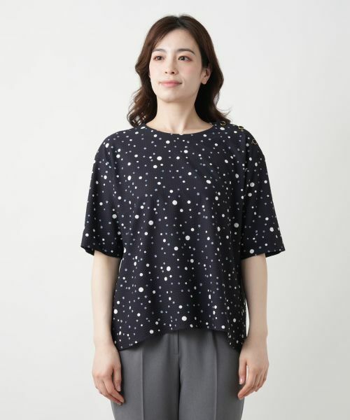 Leilian / レリアン シャツ・ブラウス | ドットブラウス | 詳細4
