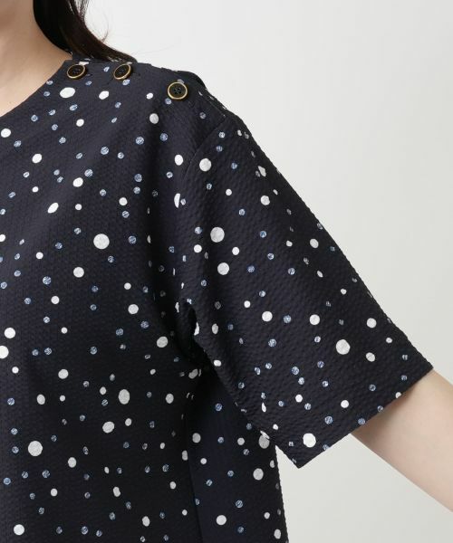 Leilian / レリアン シャツ・ブラウス | ドットブラウス | 詳細9