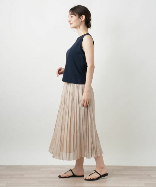 Leilian / レリアン ロング・マキシ丈スカート | ランダムプリーツスカート | 詳細2