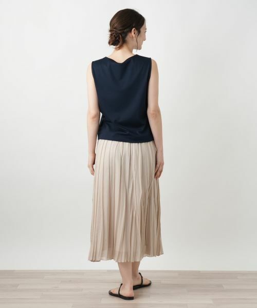 Leilian / レリアン ロング・マキシ丈スカート | ランダムプリーツスカート | 詳細3