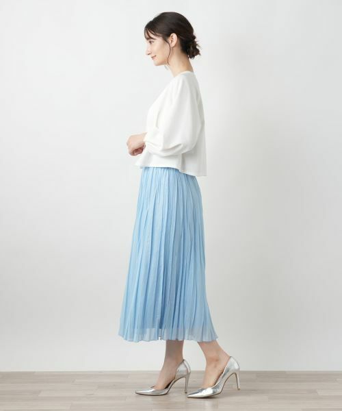 Leilian / レリアン ロング・マキシ丈スカート | ランダムプリーツスカート | 詳細5