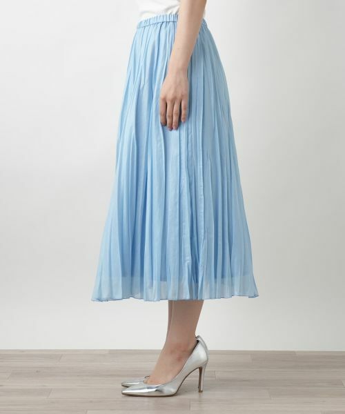 Leilian / レリアン ロング・マキシ丈スカート | ランダムプリーツスカート | 詳細8