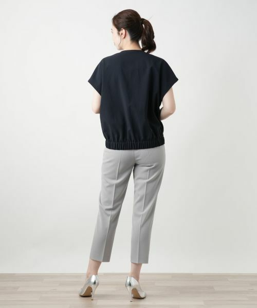 Leilian / レリアン テーラードジャケット | 刺繍ジップベスト【Leilian WHITE LABEL】 | 詳細6