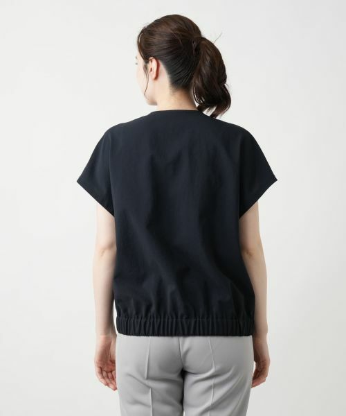 Leilian / レリアン テーラードジャケット | 刺繍ジップベスト【Leilian WHITE LABEL】 | 詳細9