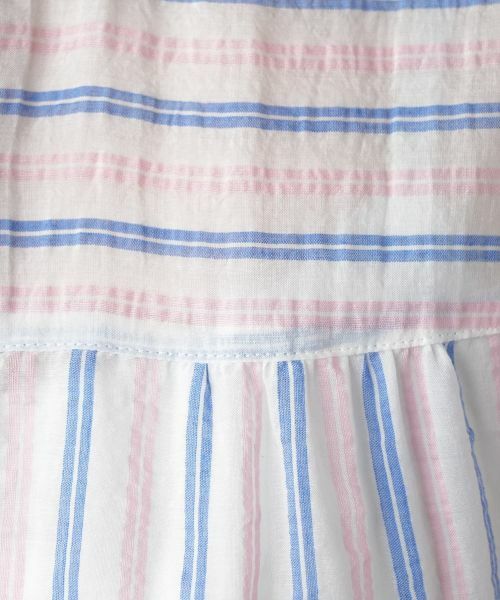 Leilian / レリアン シャツ・ブラウス | ストライプバンドカラーブラウス【Leilian WHITE LABEL】 | 詳細16