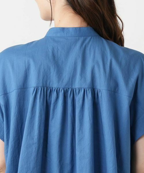 Leilian / レリアン シャツ・ブラウス | スタンドカラーギャザーブラウスLeilian WHITE LABEL】 | 詳細14