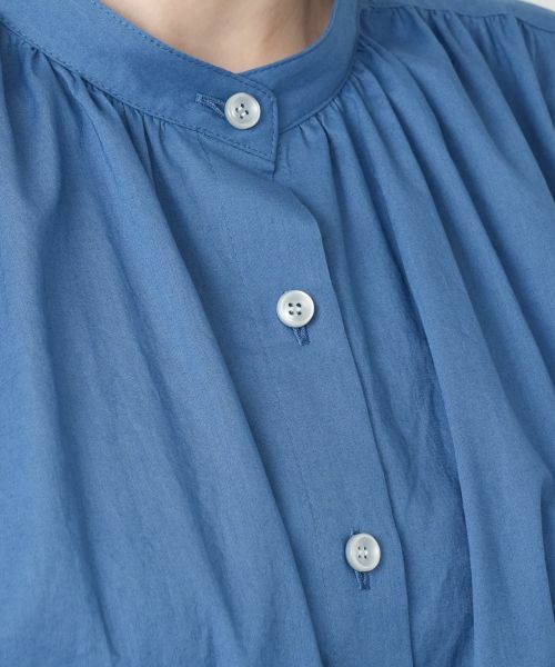 Leilian / レリアン シャツ・ブラウス | スタンドカラーギャザーブラウスLeilian WHITE LABEL】 | 詳細17