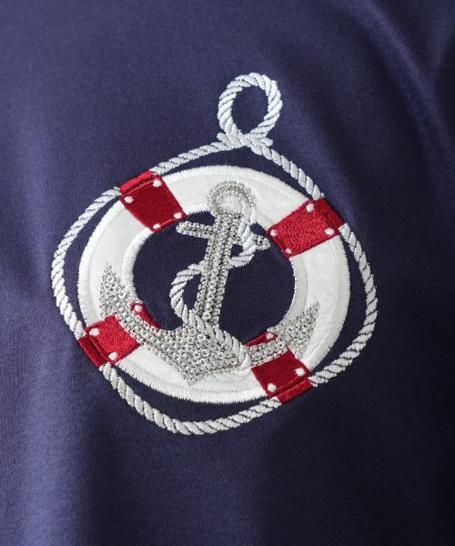 Leilian / レリアン カットソー | 刺繍クルーネックカットソー【Leilian WHITE LABEL】 | 詳細16