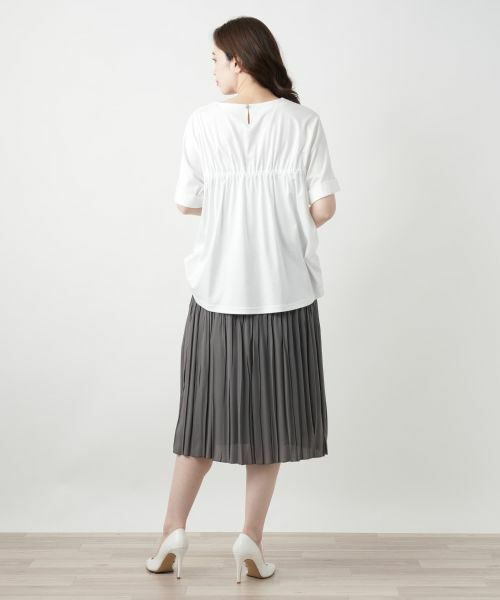 Leilian / レリアン カットソー | 刺繍クルーネックカットソー【Leilian WHITE LABEL】 | 詳細3