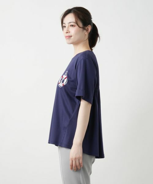 Leilian / レリアン カットソー | 刺繍クルーネックカットソー【Leilian WHITE LABEL】 | 詳細8