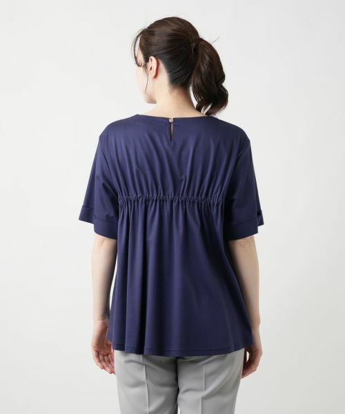 Leilian / レリアン カットソー | 刺繍クルーネックカットソー【Leilian WHITE LABEL】 | 詳細9