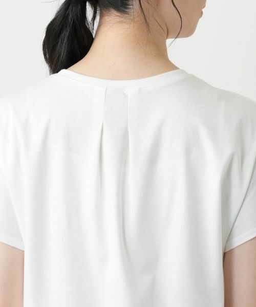 Leilian / レリアン Tシャツ | 刺繍フレンチスリーブカットソー【Leilian WHITE LABEL】 | 詳細12