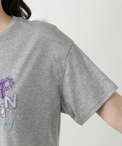 Leilian / レリアン Tシャツ | 刺繍ロゴTシャツ【Leilian WHITE LABEL】 | 詳細13