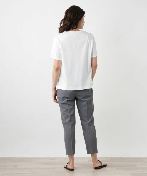 Leilian / レリアン Tシャツ | 刺繍ロゴTシャツ【Leilian WHITE LABEL】 | 詳細3