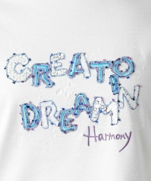 Leilian / レリアン Tシャツ | 刺繍ロゴTシャツ【Leilian WHITE LABEL】 | 詳細4