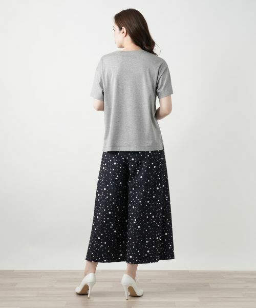 Leilian / レリアン Tシャツ | 刺繍ロゴTシャツ【Leilian WHITE LABEL】 | 詳細7