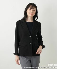 Leilian / レリアン テーラードジャケット | ノッチドラペルジャケット【Leilian WHITE LABEL】