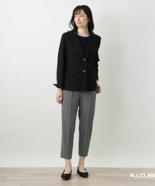 Leilian / レリアン テーラードジャケット | ノッチドラペルジャケット【Leilian WHITE LABEL】 | 詳細1