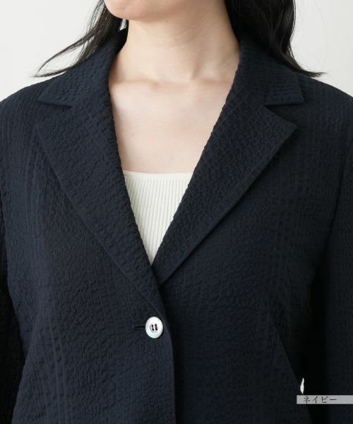 Leilian / レリアン テーラードジャケット | ノッチドラペルジャケット【Leilian WHITE LABEL】 | 詳細10