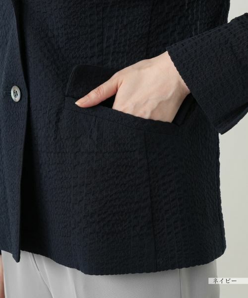Leilian / レリアン テーラードジャケット | ノッチドラペルジャケット【Leilian WHITE LABEL】 | 詳細13