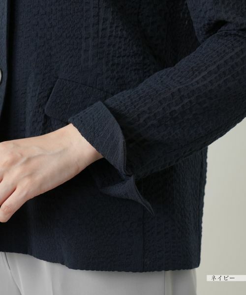 Leilian / レリアン テーラードジャケット | ノッチドラペルジャケット【Leilian WHITE LABEL】 | 詳細14