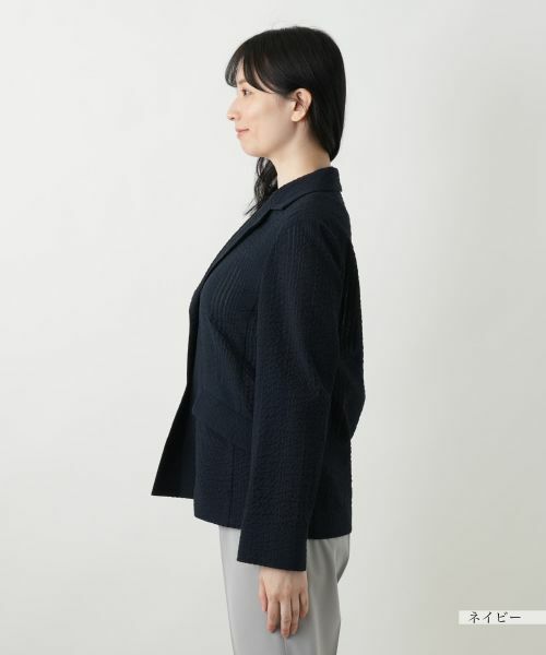 Leilian / レリアン テーラードジャケット | ノッチドラペルジャケット【Leilian WHITE LABEL】 | 詳細8