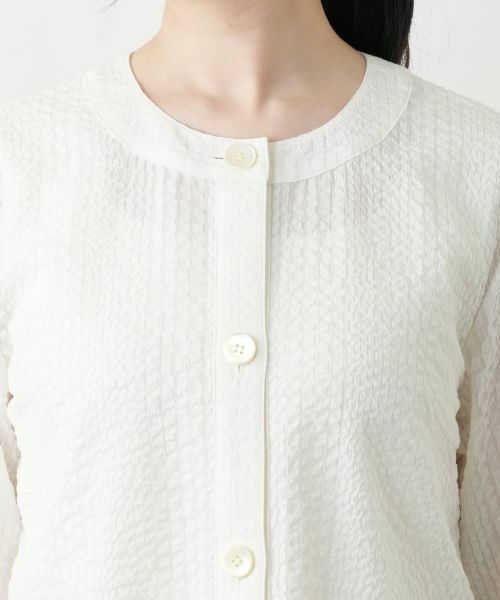 Leilian / レリアン テーラードジャケット | ノーカラージャケット【Leilian WHITE LABEL】 | 詳細10